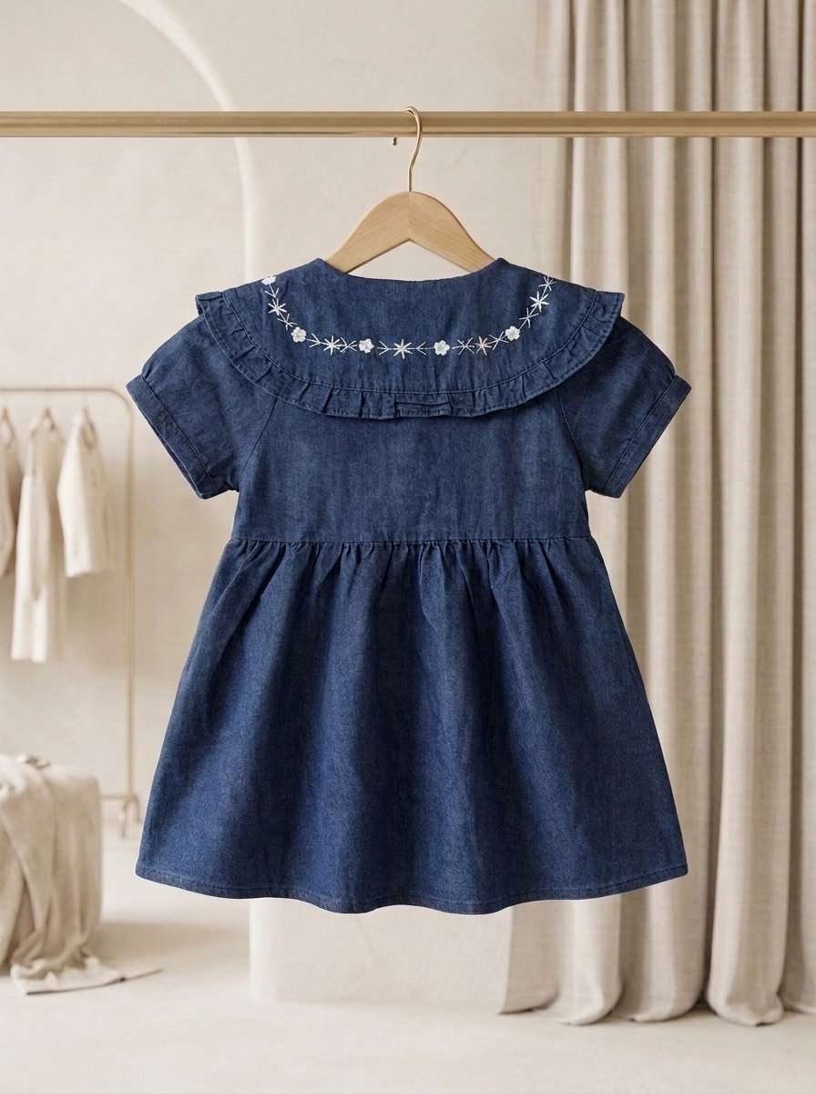 Exclusive Single Set Denim Frock