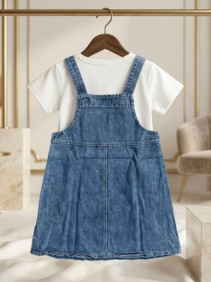 Exclusive Denim Double Set for Girls