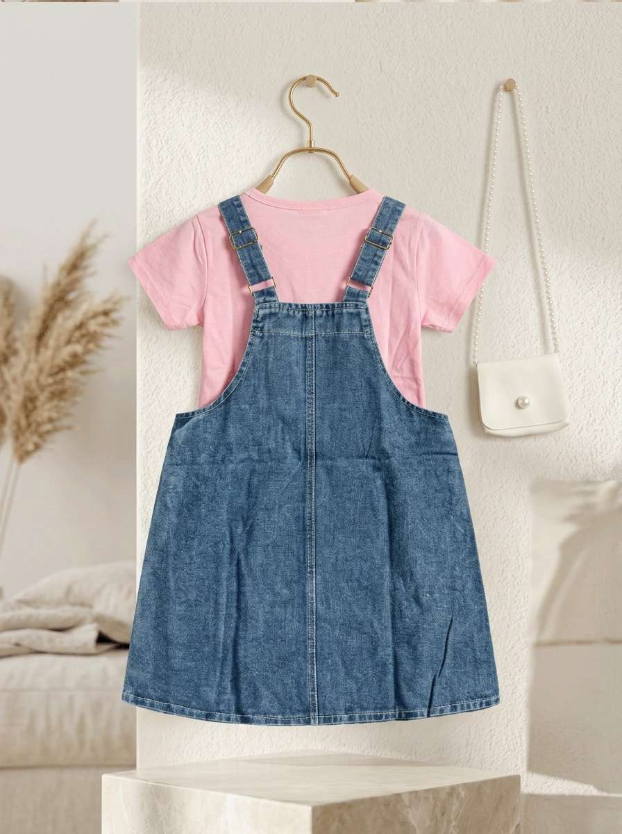 Exclusive Denim Double Set for Girls