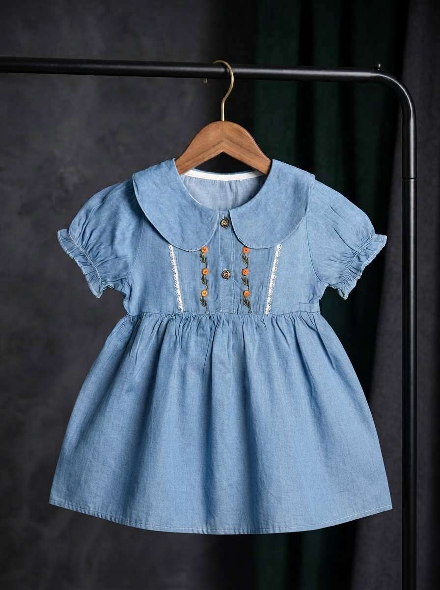 Exclusive Single Set Denim Frock