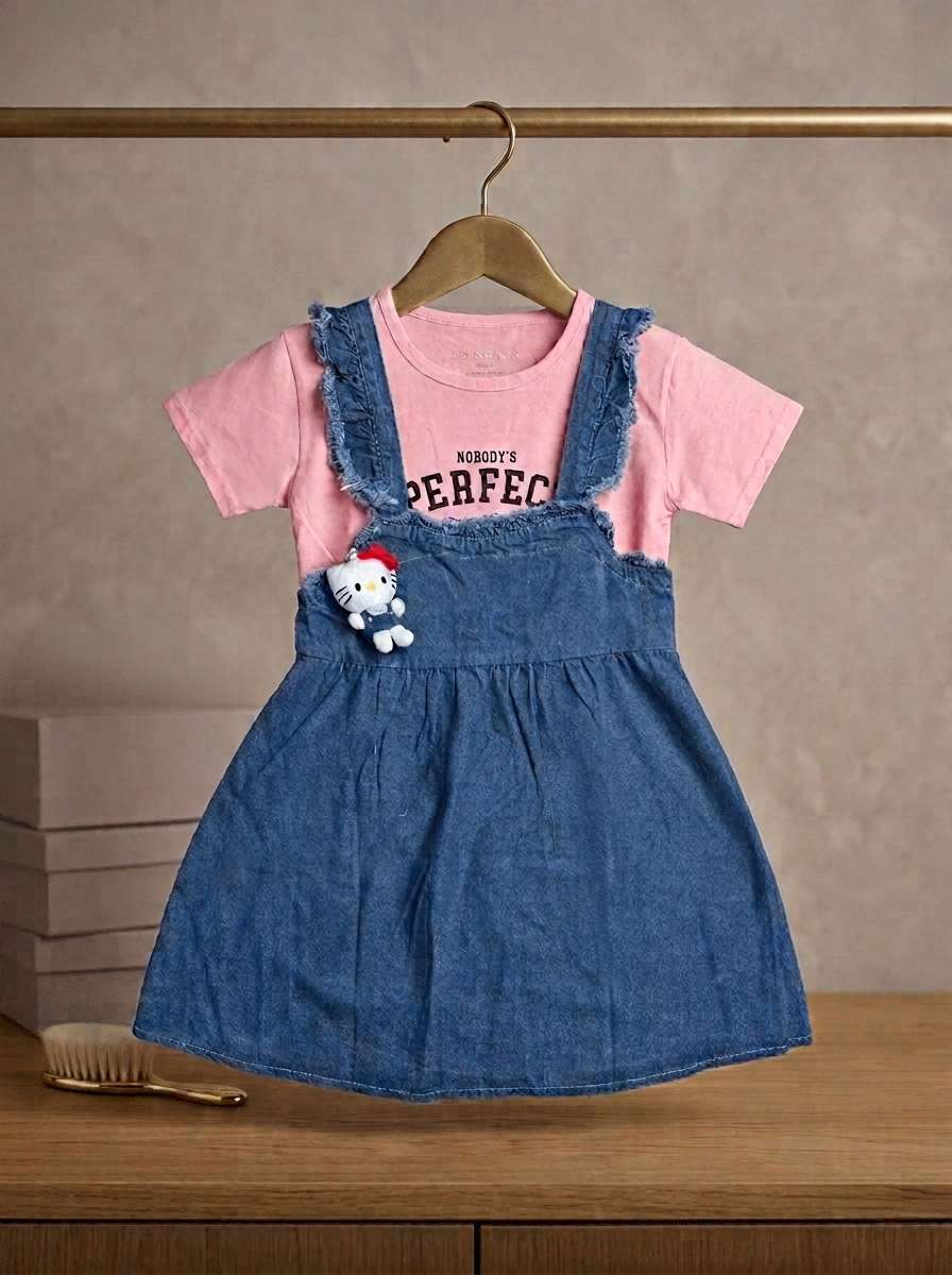 Exclusive Denim Double Set for Girls