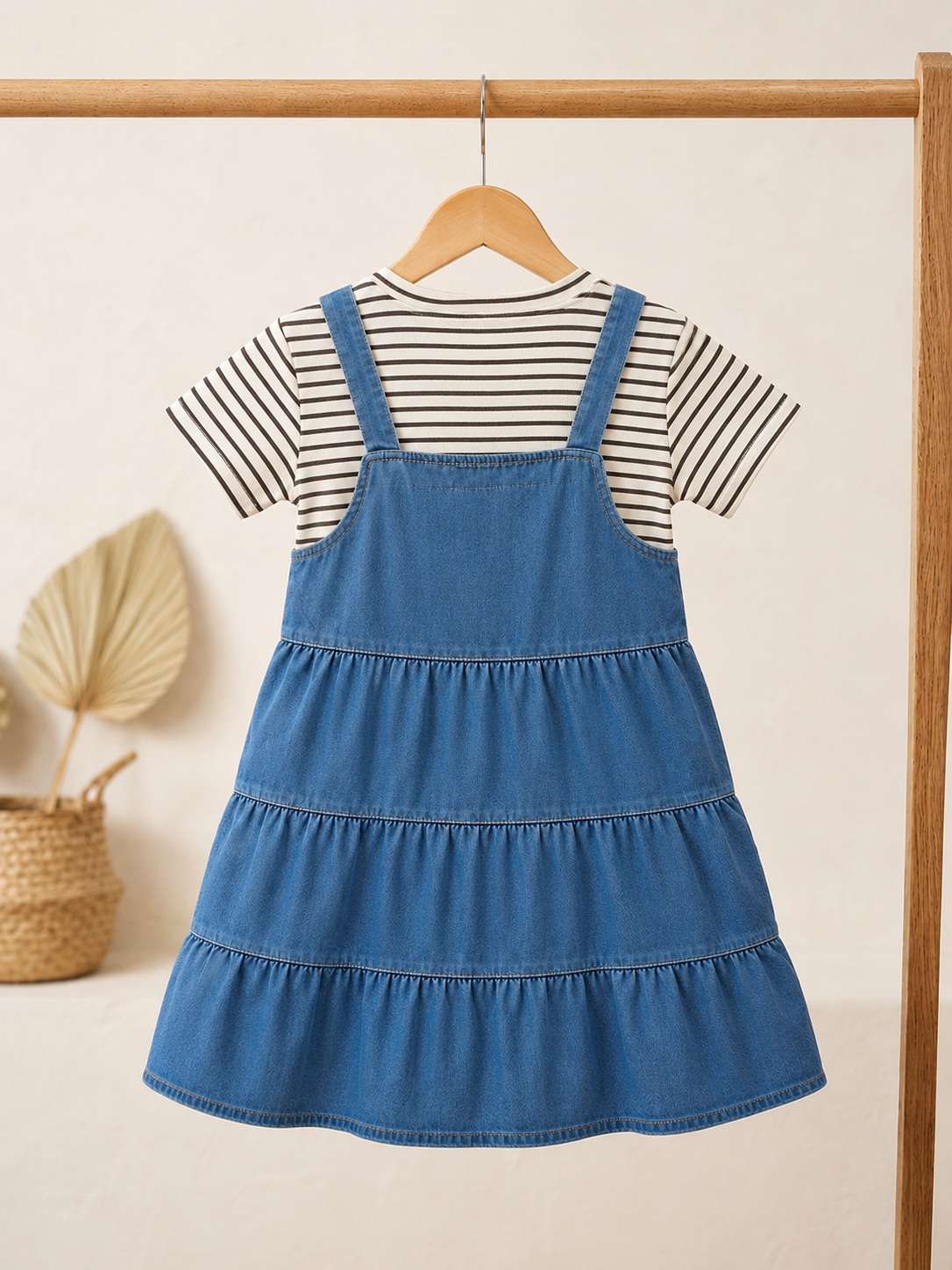 Exclusive Denim Double Set for Girls
