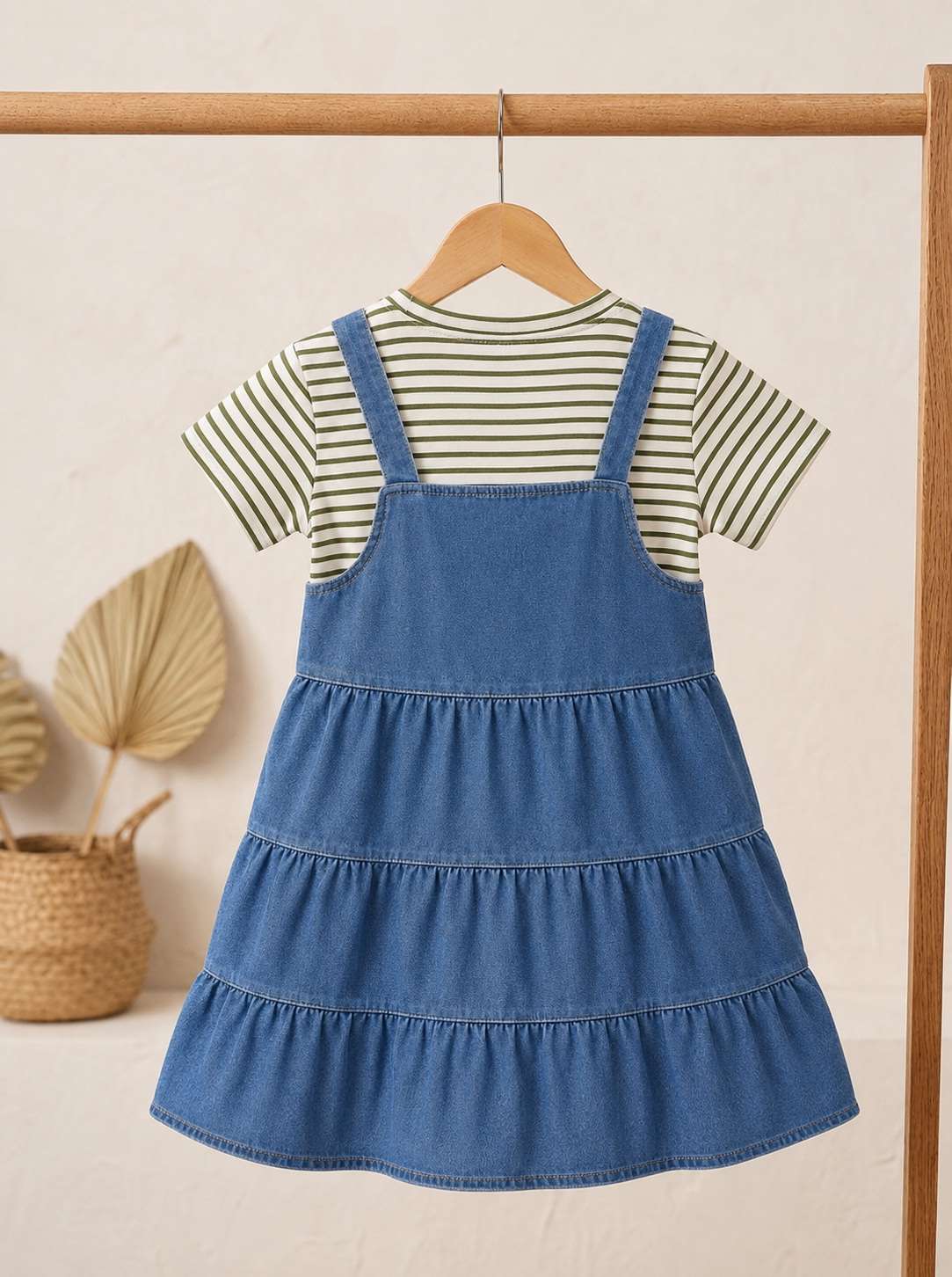 Exclusive Denim Double Set for Girls