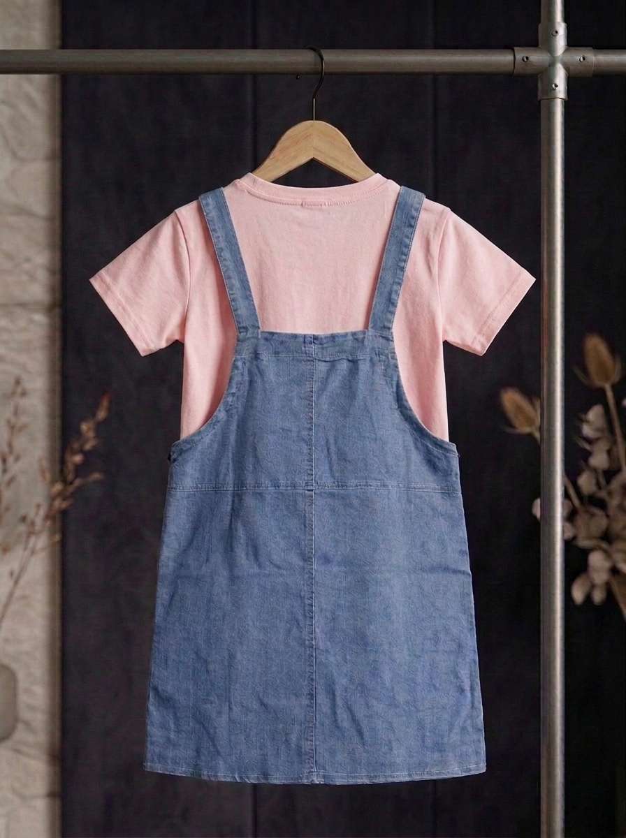 Exclusive Denim Double Set for Girls