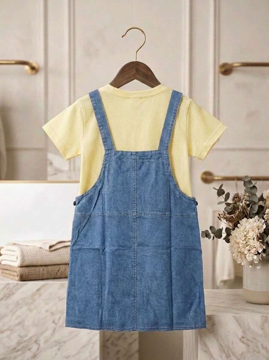 Exclusive Denim Double Set for Girls