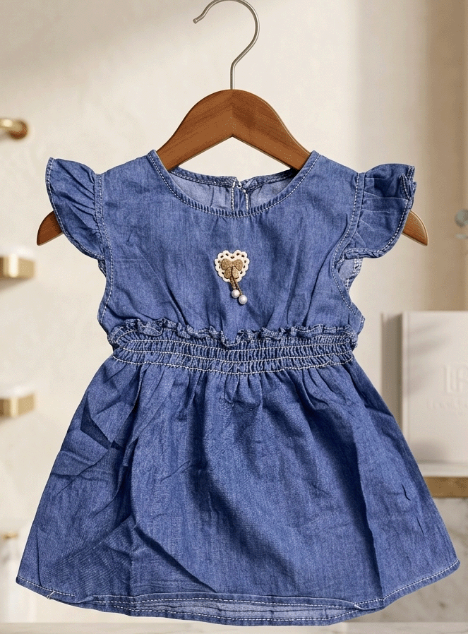 Exclusive Single Set Denim Frock