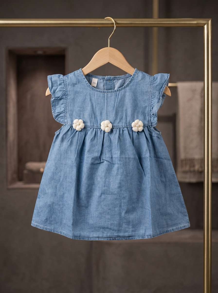 Exclusive Single Set Denim Frock