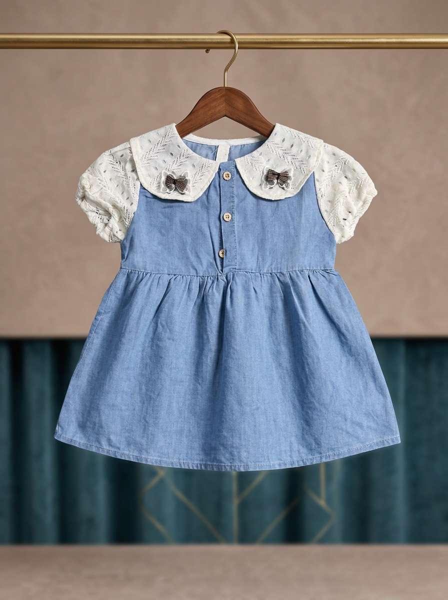 Exclusive Single Set Denim Frock