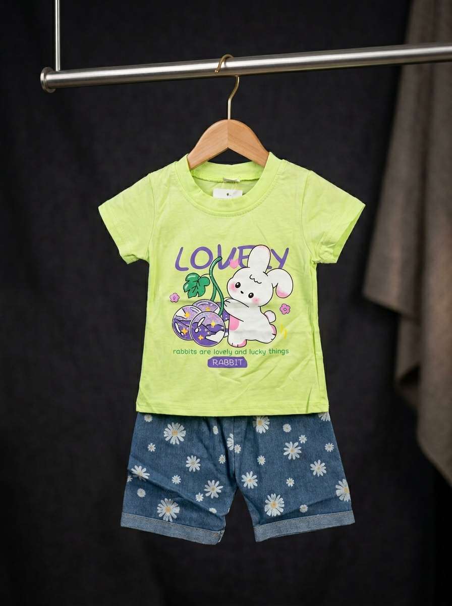 Exclusive Denim Double Set for Girls