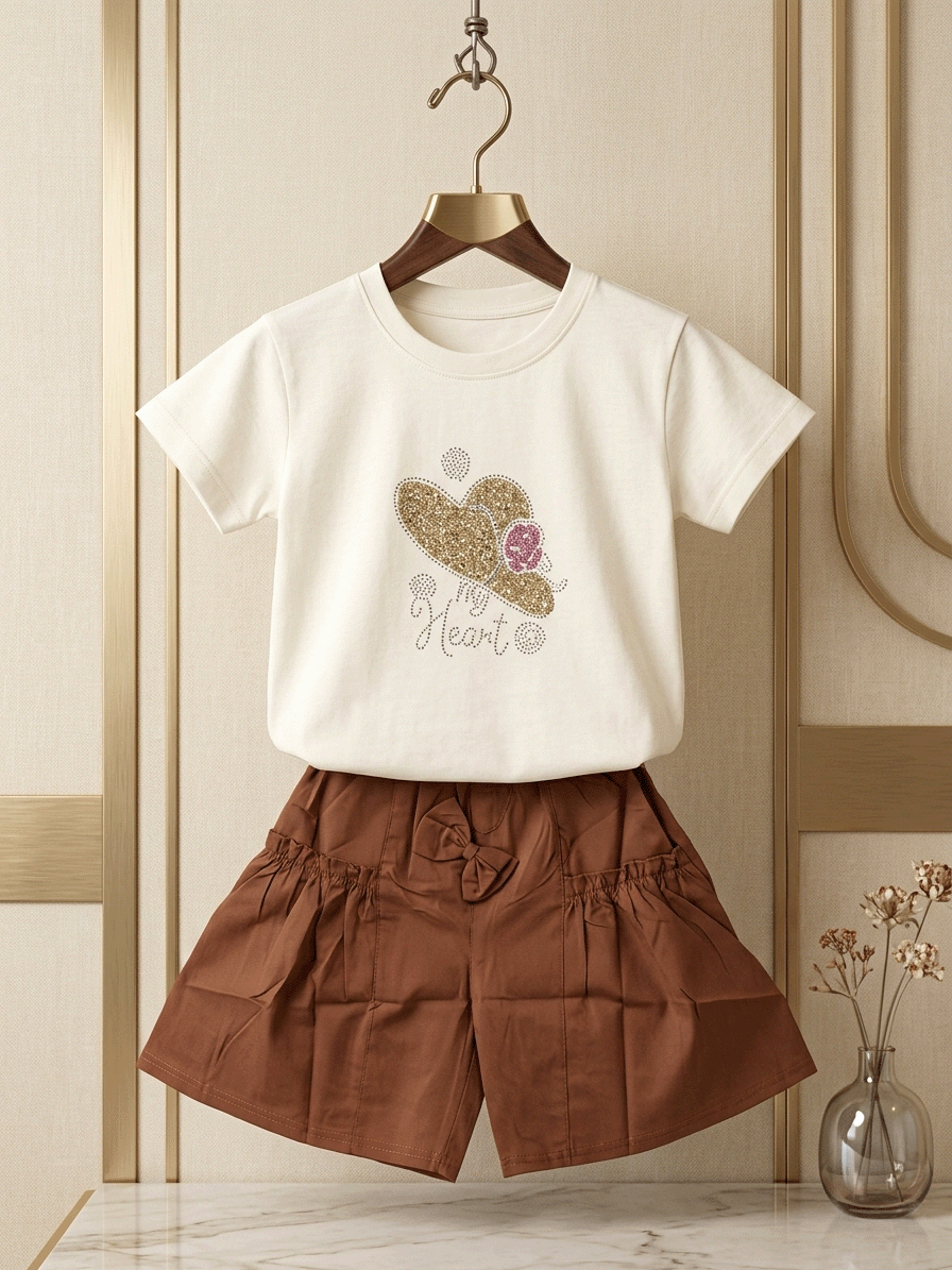 Trendy Double Set For Girls