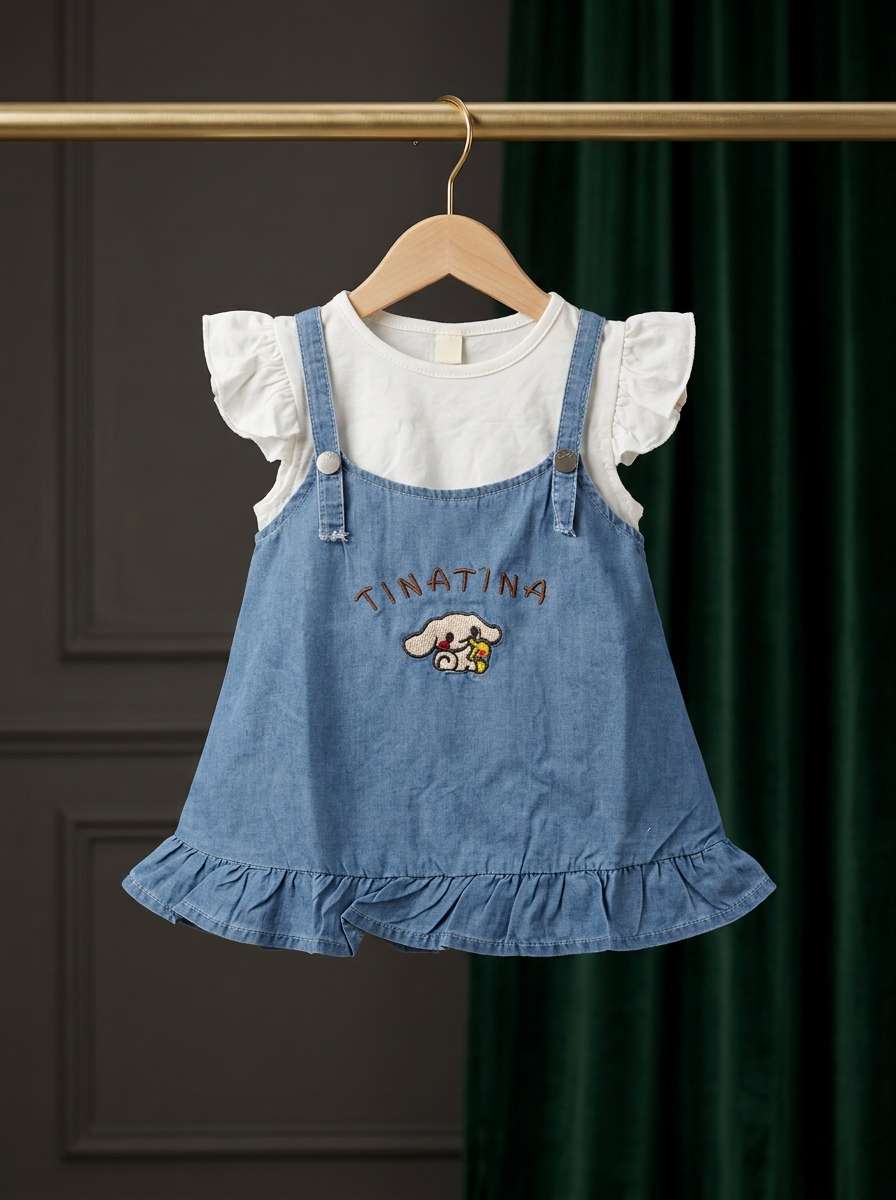 Exclusive Denim Double Set for Girls