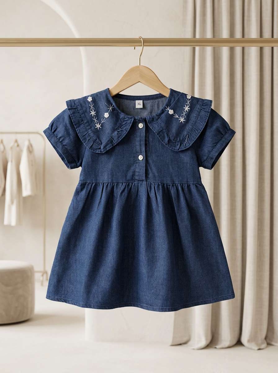 Exclusive Single Set Denim Frock