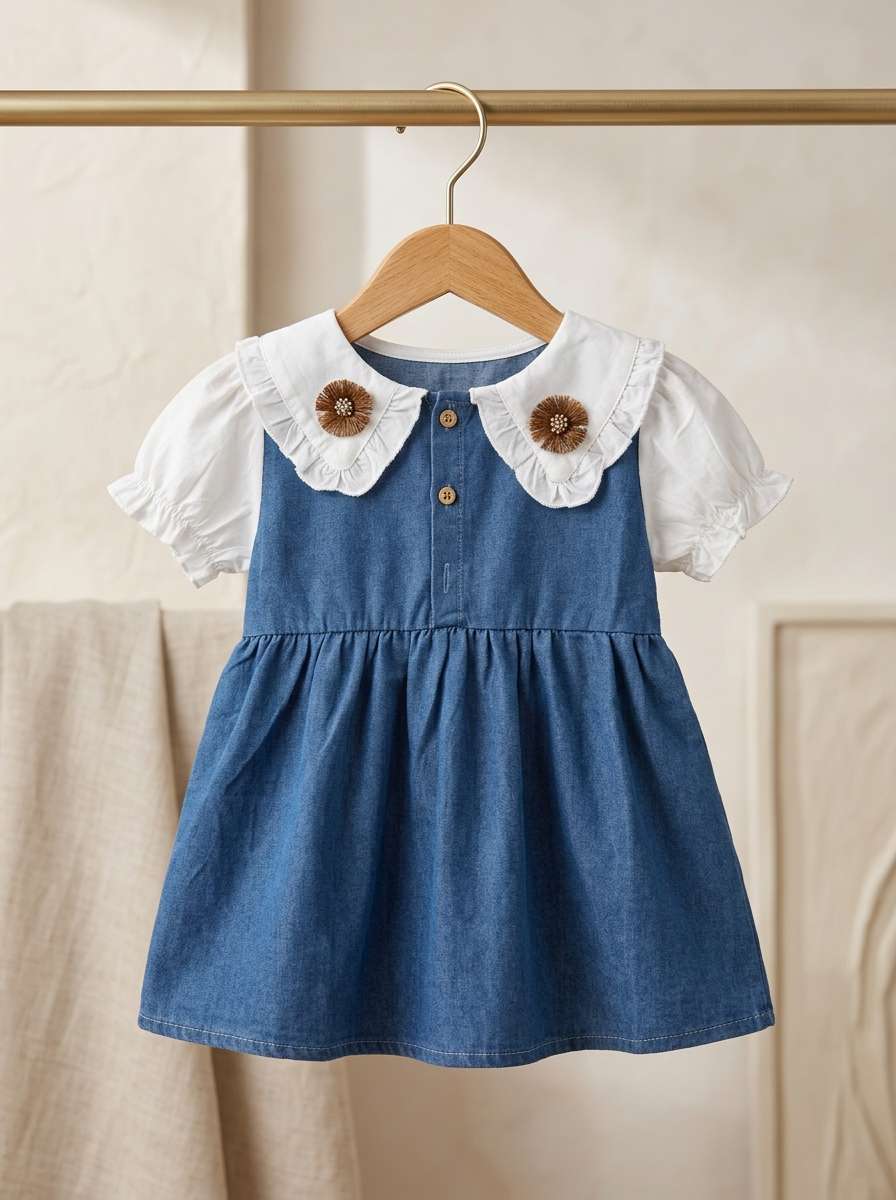 Exclusive Single Set Denim Frock