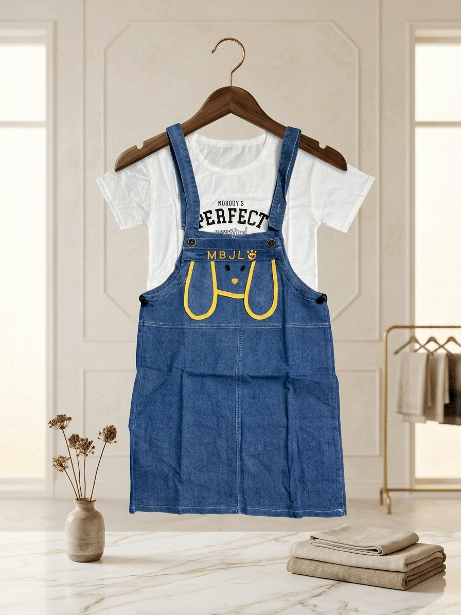 Exclusive Denim Double Set for Girls