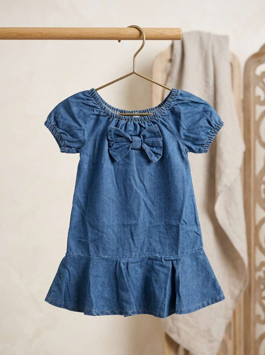 Exclusive Single Set Denim Frock
