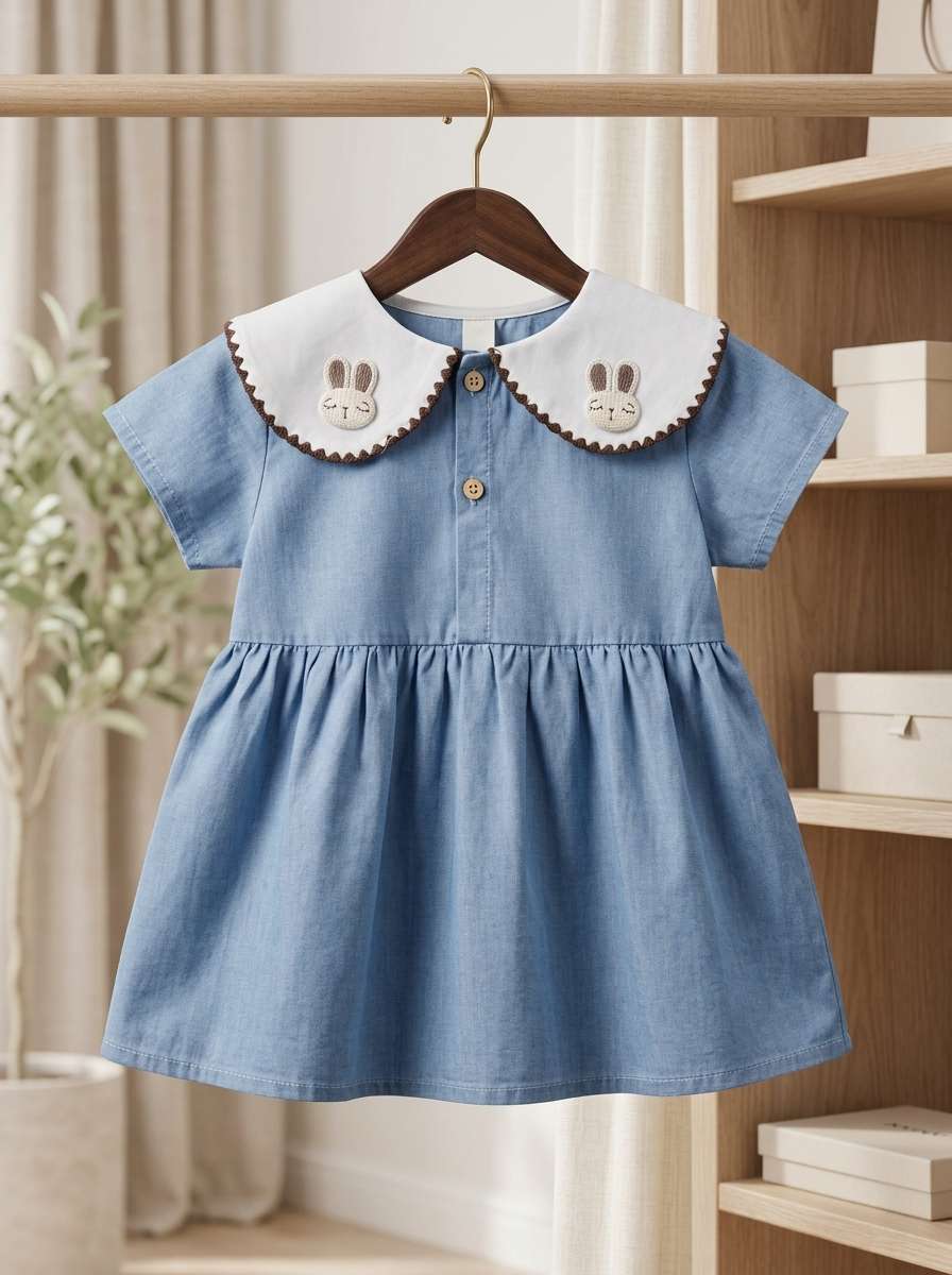 Exclusive Single Set Denim Frock
