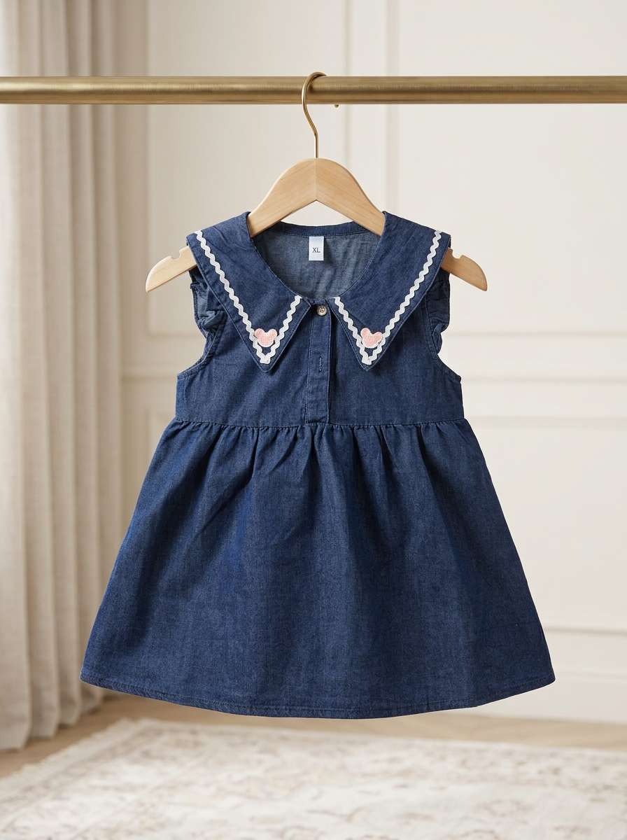 Exclusive Single Set Denim Frock