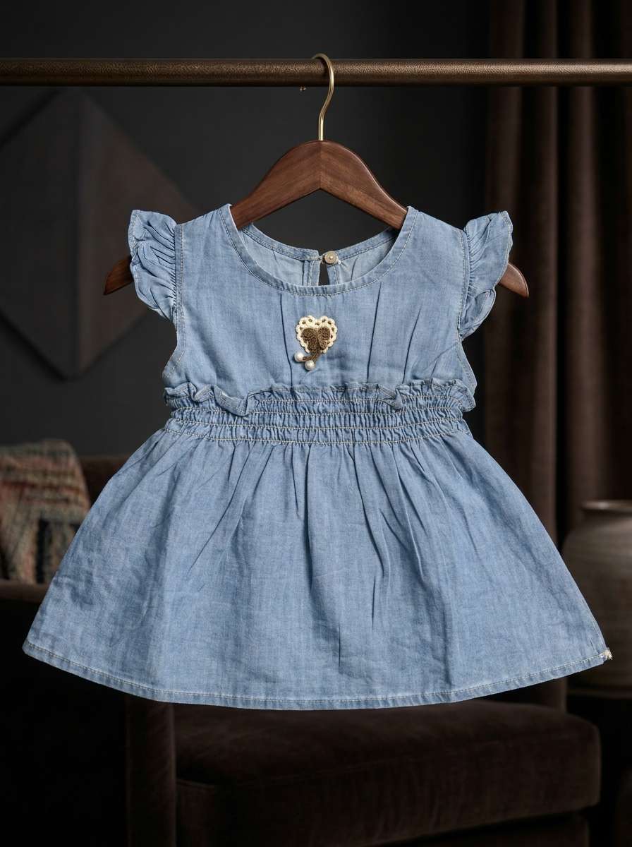 Exclusive Single Set Denim Frock