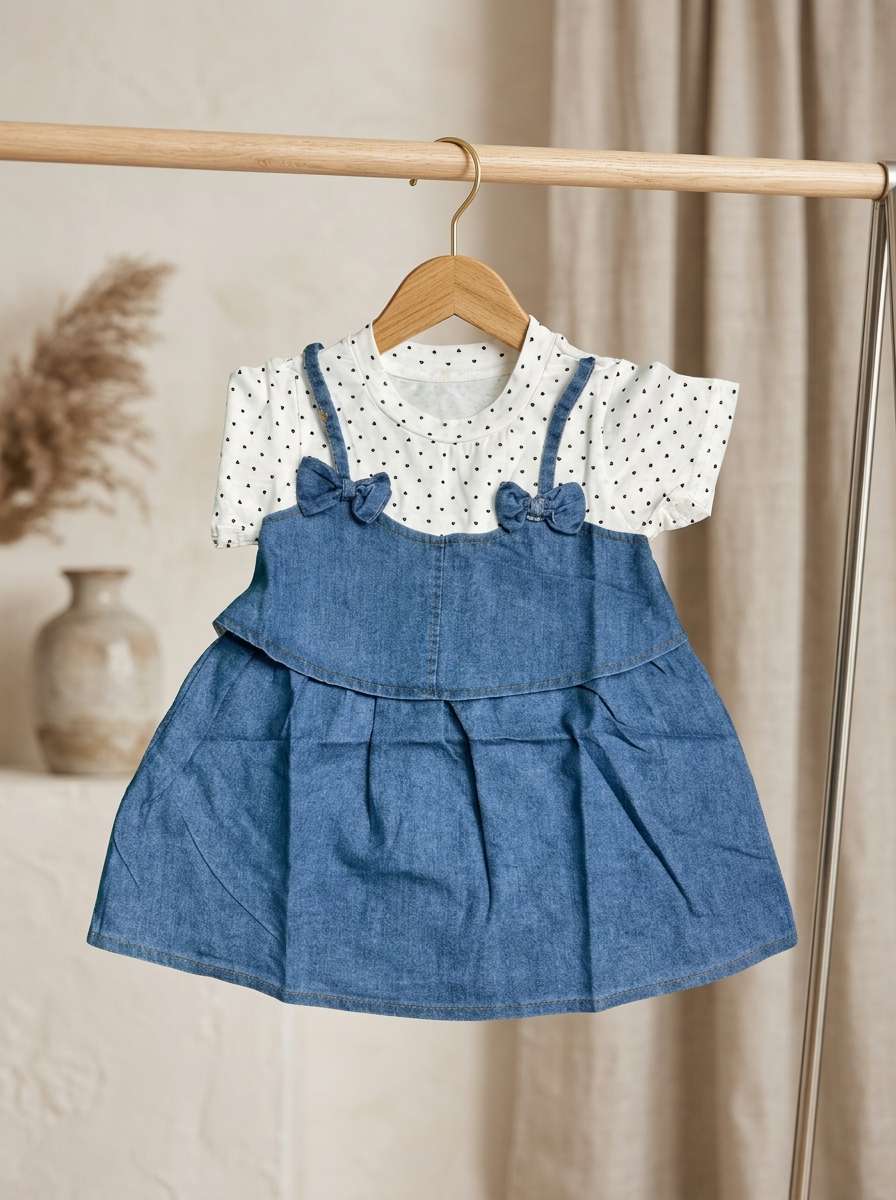 Exclusive Denim Double Set for Girls