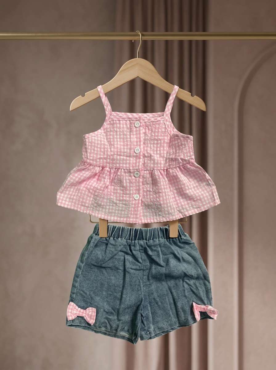 Exclusive Denim Skirt Set