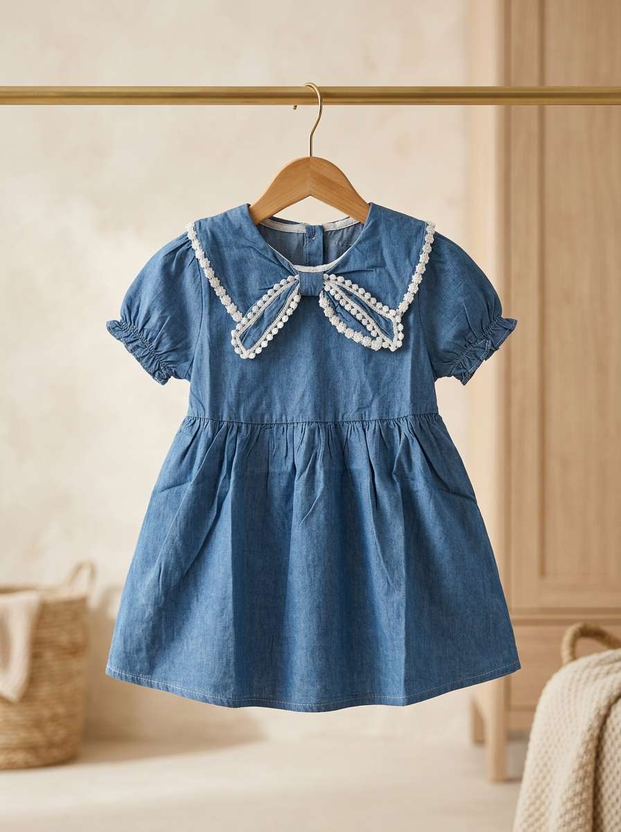 Exclusive Single Set Denim Frock