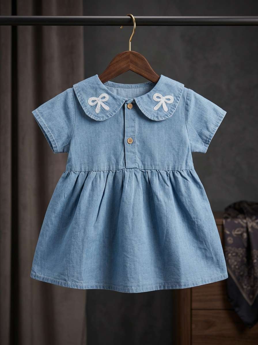 Exclusive Single Set Denim Frock
