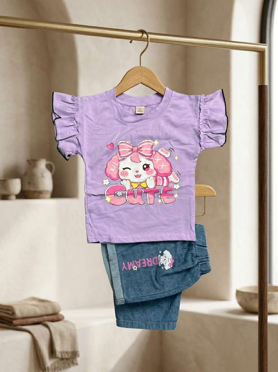 Exclusive Denim Double Set for Girls