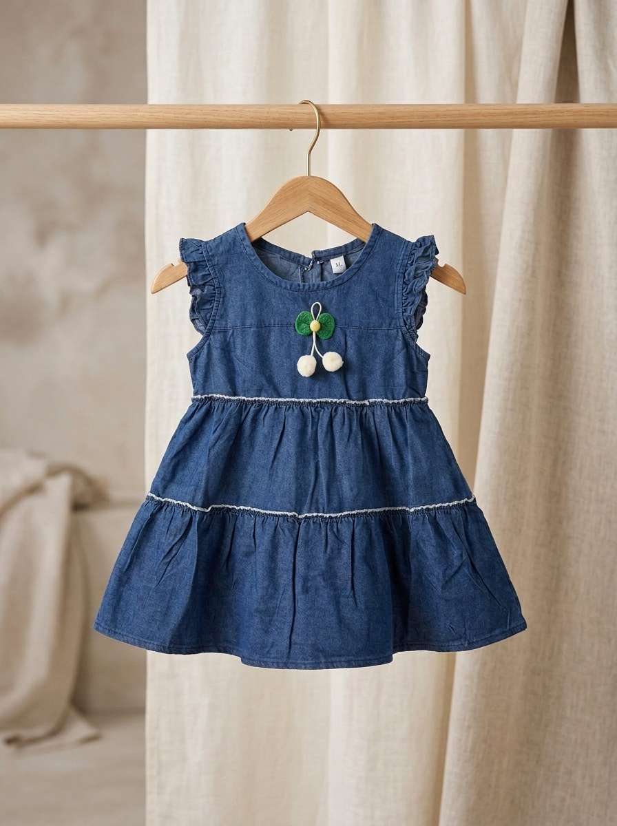 Exclusive Single Set Denim Frock
