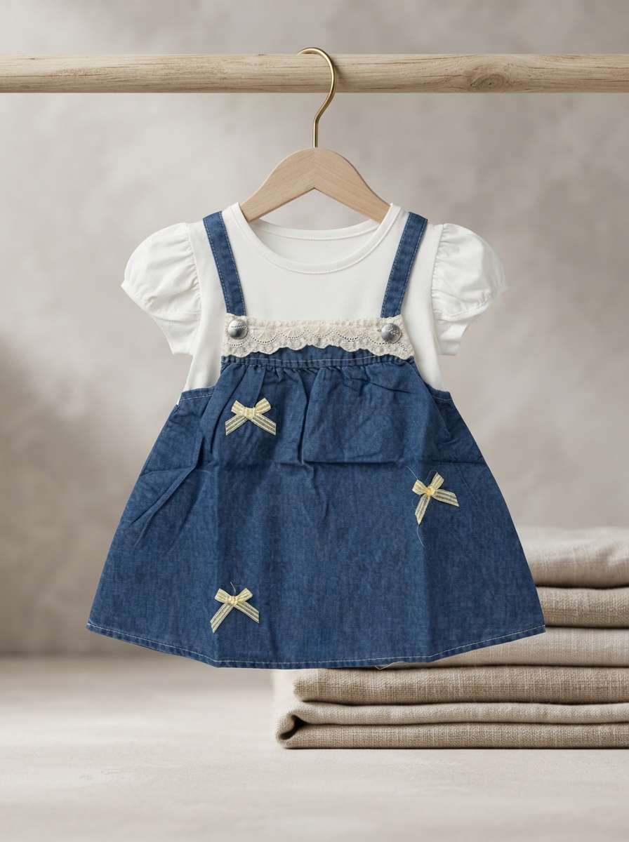 Exclusive Denim Double Set for Girls